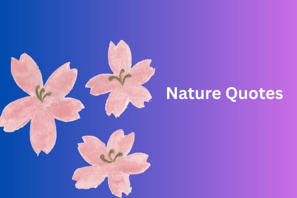 Nature Quotes
